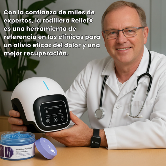 Alivia el dolor de rodilla y recupera tu estilo de vida activo sin esfuerzo con ReliefX™