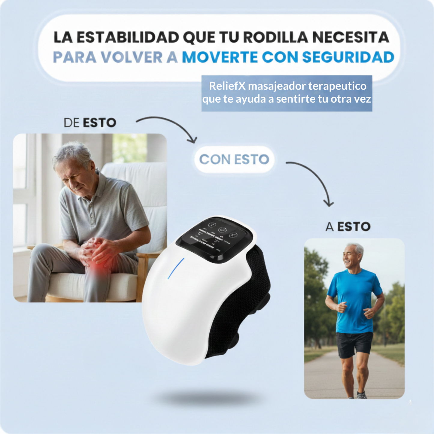 ReliefX™ – Alivio para tus rodillas en casa