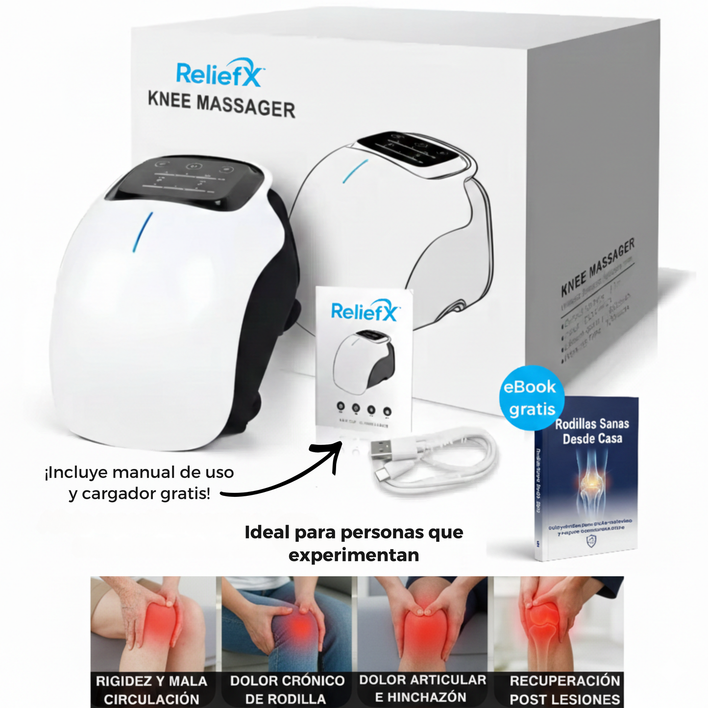 ReliefX™ – Alivio para tus rodillas en casa