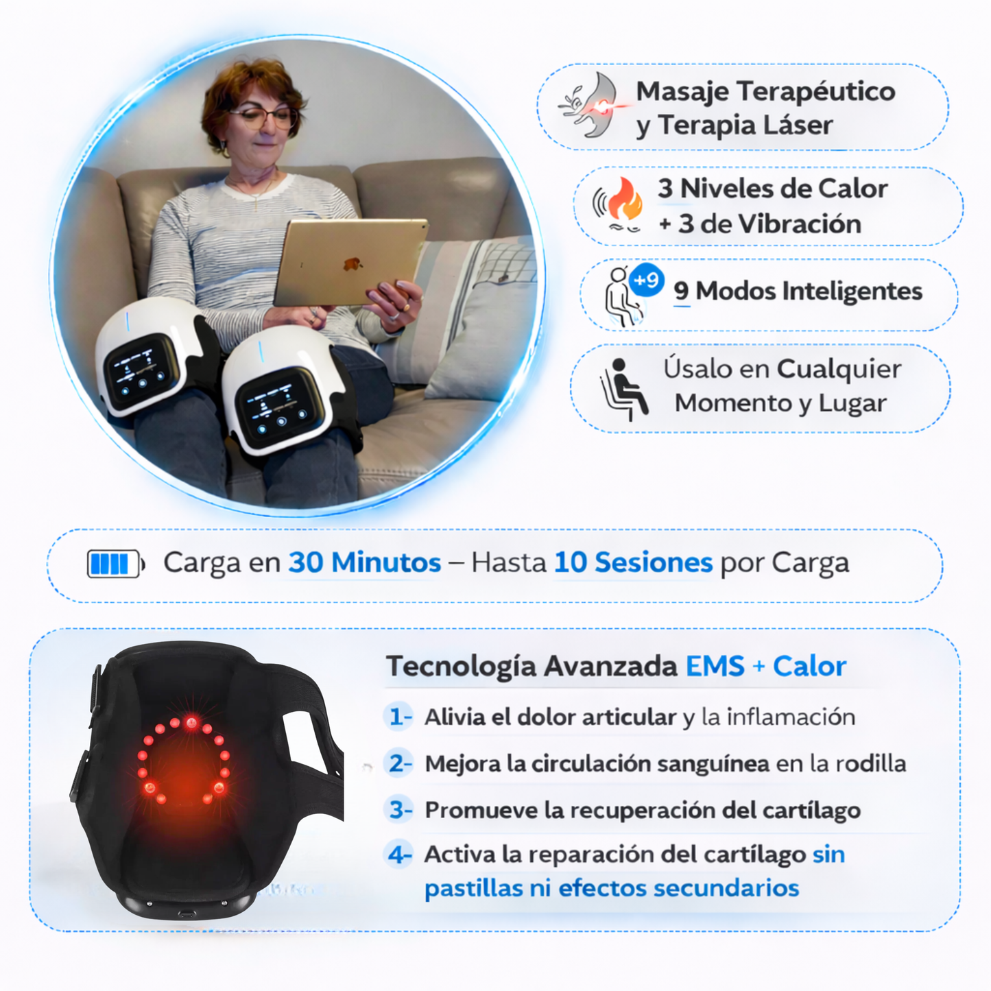 ReliefX™ – Alivio para tus rodillas Sin Pastillas, Inyecciones o Cirugía.