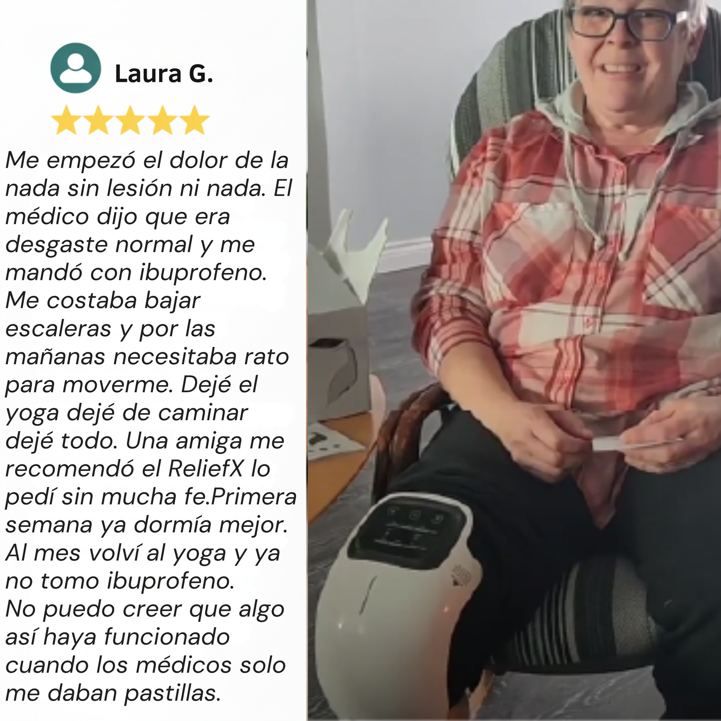 ReliefX™ – Alivio para tus rodillas Sin Pastillas, Inyecciones o Cirugía.